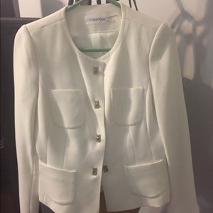 Off white Calvin Klein Suit